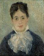 Pierre Auguste Renoir Lady Smiling oil painting artist